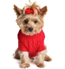 Red Dog Sweater Cotton (size: medium)