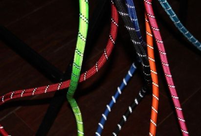 Reflective Nylon Dog Leash for Small Medium Large Dogs (Color: Purple)