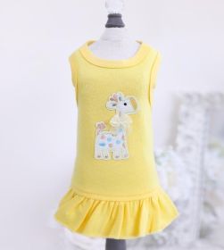 Safari Dress (Color: Yellow, size: XXS)
