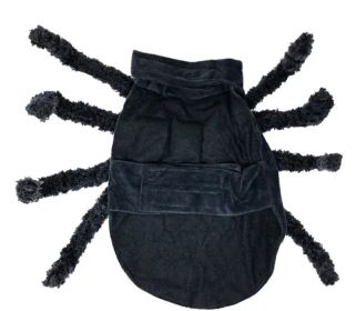 Spider Pet Costume for Dogs (Color: Black, size: large)