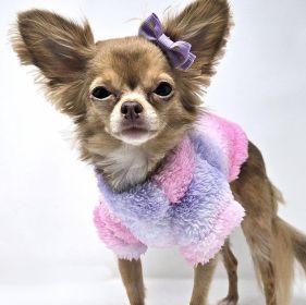 Tie Dye Pink Purple Pullover (size: small)