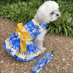 Dog Harness Dress Waves Leash (size: small)