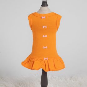 Dog Dress Collection Candy (Color: Orange, size: XS)