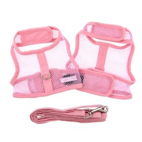 Cool Mesh Dog Harness - Solid Pink (size: X-Small)