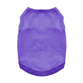100% Cotton Dog Tanks - Ultra Violet (size: X-Small)