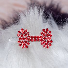 Crystral Barrette (Color: Red)