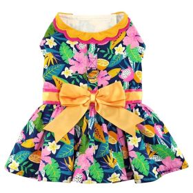 Fiesta Floral Dog Dress (size: medium)
