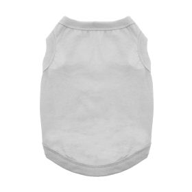 100% Cotton Dog Tanks - Glacier Gray (size: X-Large)
