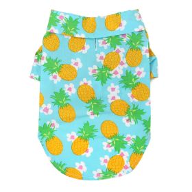 Hawaiian Camp Shirt - Pineapple Luau (size: 2X-Large)