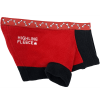 Fleece Coat Red Black