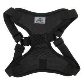 Wrap and Snap Choke Free Dog Harness - Black (size: large)
