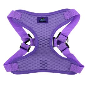 Wrap and Snap Choke Free Dog Harness - Paisley Purple (size: large)
