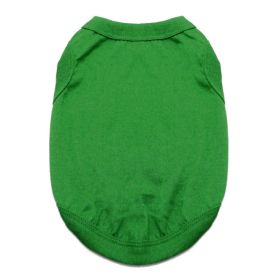 100% Cotton Dog Tanks - Emerald Green (size: large)