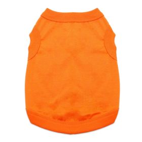 100% Cotton Dog Tanks - Sunset Orange (size: large)