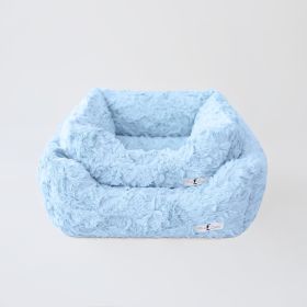 Dog Bed Bella (Color: Baby Blue, size: SM)