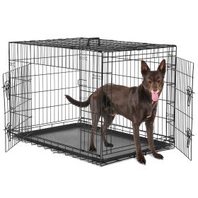 Dog Cage With Two Doors (Option: 36double door)
