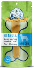 Dog Chew Yeti (Color: Yellow, size: large)
