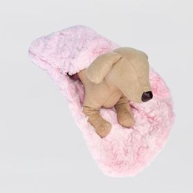 Dog Blanket Snuggle pup (Color: Bella Pink)