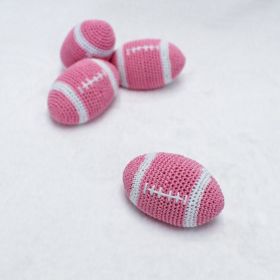 Football Dog Toy (Color: Pink)