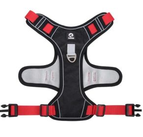 Reflective Dog Chest Strap Harness (Specification (L * W): XL, colour: black)