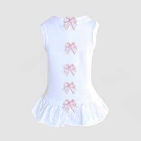 Dog Dress Summer Dreams (Color: White, size: XXS)