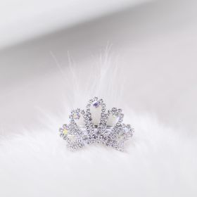 Tiara Barrette (Color: Silver)