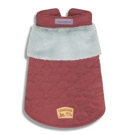 Dog Fleece Jacket Warm Coat (Color: Red, size: X-Small)