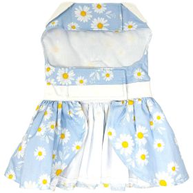 Dog Dress Blue Daisy (size: X-Small)