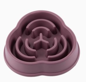 Slow Feed Dog Bowl (Option: Conventional-01 Style Purple)