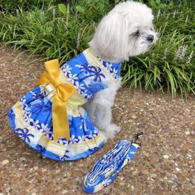 Dog Harness Dress Waves Leash (size: X-Small)