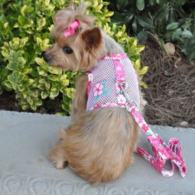 Dog Harness Hawaiian Pink (size: X-Small)