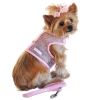 Dog Harness Solid Pink