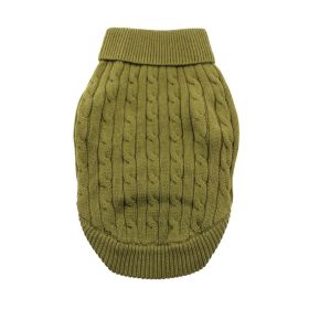 Green Dog Sweater Cotton (size: X-Small)