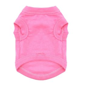 Cotton Dog Tanks Pink (size: X-Small)