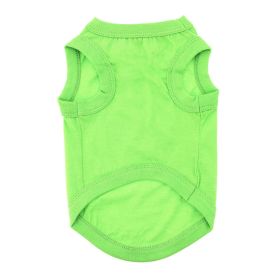 Cotton Dog Tanks Green (size: X-Small)