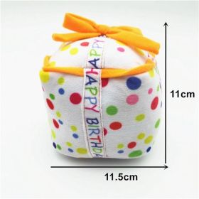 Dog Toy Birthday Cake (colour: Gift box)