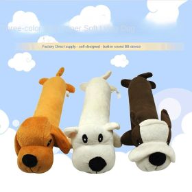 Pet sounds dog plush toy (colour: yellow dog)