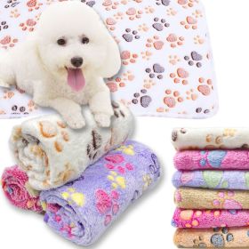 Pet Blanket Cat Dog (Color: Pink, size: For big dogs104X75cm)