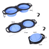 Pet Bowl Portable Double