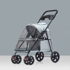 Dog Stroller (Color: Gray)