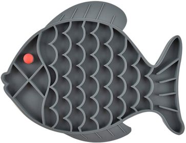 Anti-Choke Dog Dish (Color: Gray)