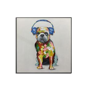 Dog Oil Painting Modern (size: 120x120cm)