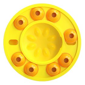 Dog Puzzle Training Game (Color: Yellow)