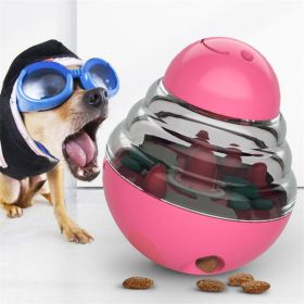 Interactive Dog Food Ball (Color: Pink)