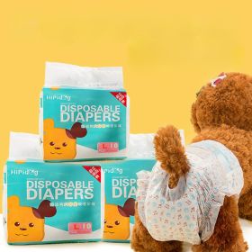 Disposable Dog Diapers (Color: Girl XS 10 pcs/bag)