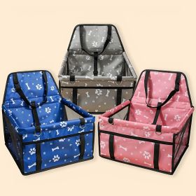 Dog Travel Seat Foldable (Color: Pink)