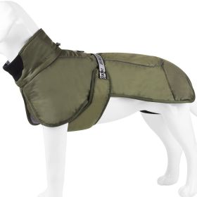 Dog Coat Anxiety Relief (Color: Olive, size: 5XL)