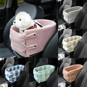 Pet Car Seat Cushion (Color: Light Gray - Coral Fleece)