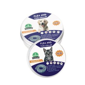 Flea & Tick Collar for Dogs (colour: Black - cans, size: Dog - Length 63cm)