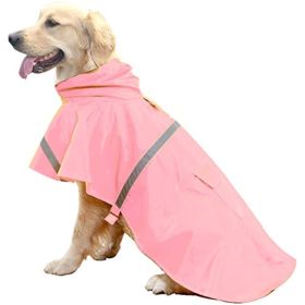 Dog Rain Poncho Jacket (Color: C3-Lake Blue, size: [S/M])